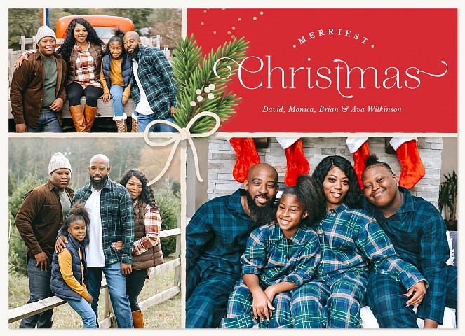 Festive Gift Personalized Holiday Cards