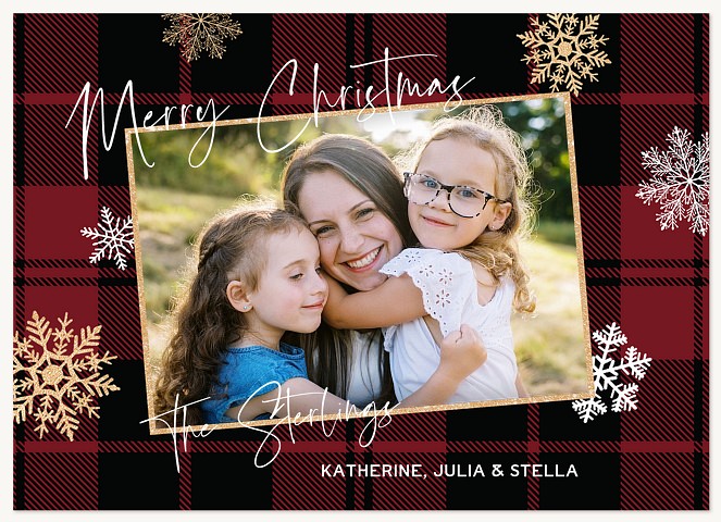 Christmas Flurry Personalized Holiday Cards
