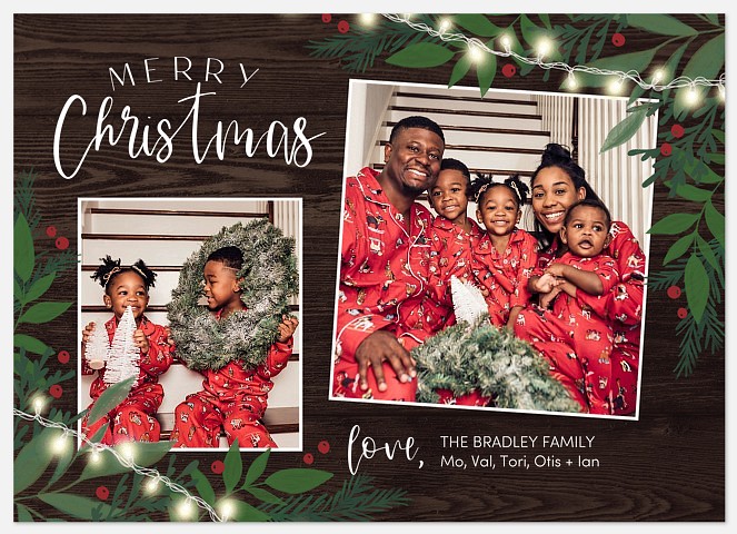 Country Lights Holiday Photo Cards