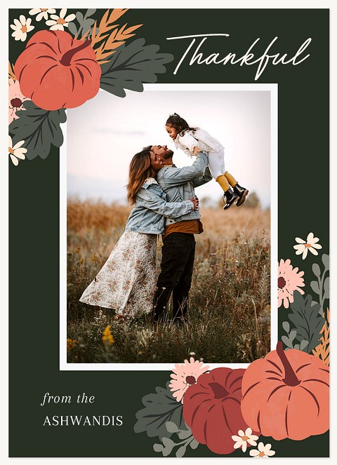 Bountiful Harvest Thanksgiving Cards