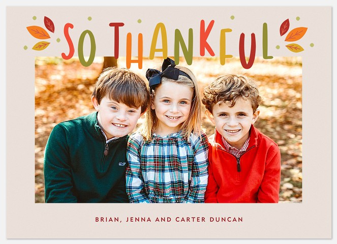 So Thankful Thanksgiving Cards