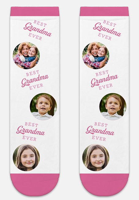Best Grandma Ever Custom Socks
