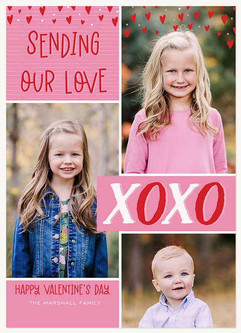 Sending XO Valentines Cards