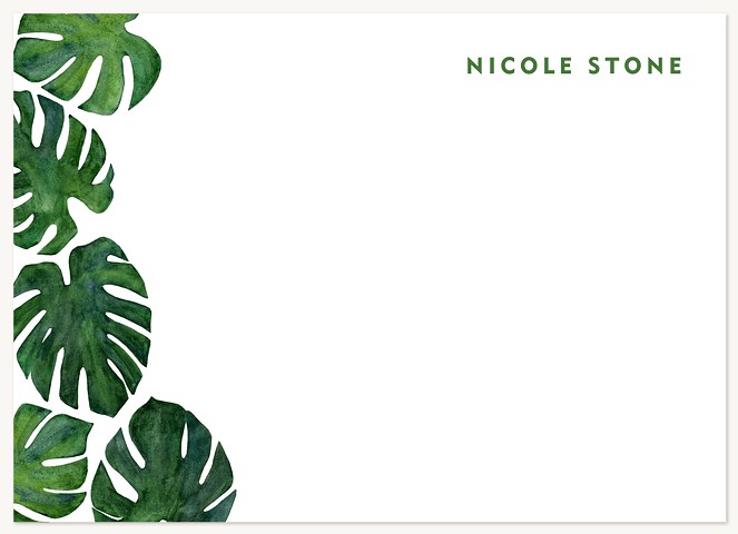 Monstera Stationery