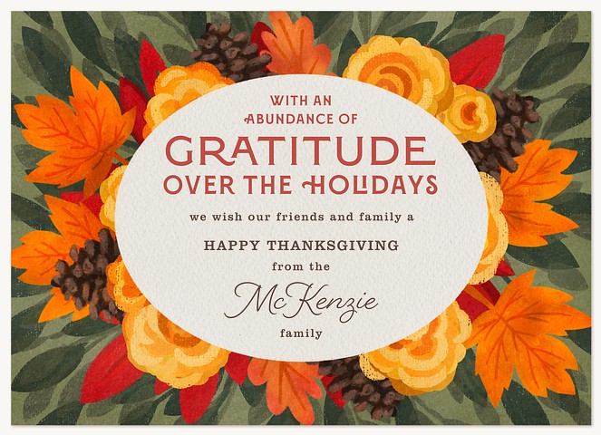 Thanksgiving Blossoms Thanksgiving Cards