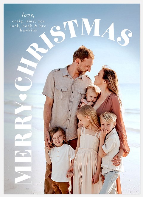 Loving Arch Holiday Photo Cards