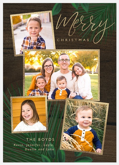 Plentiful Pine Holiday Photo Cards