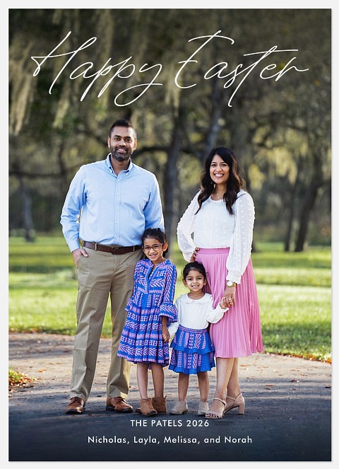 Easter Flourish Easter Photo Cards