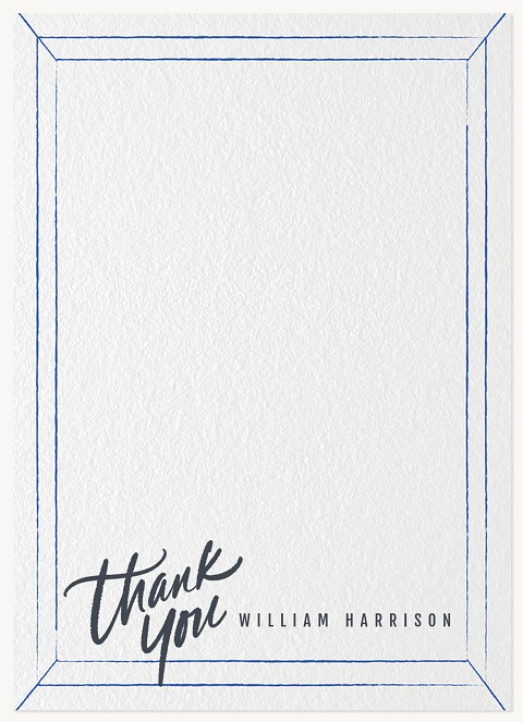 Blueprint Thank You Cards 