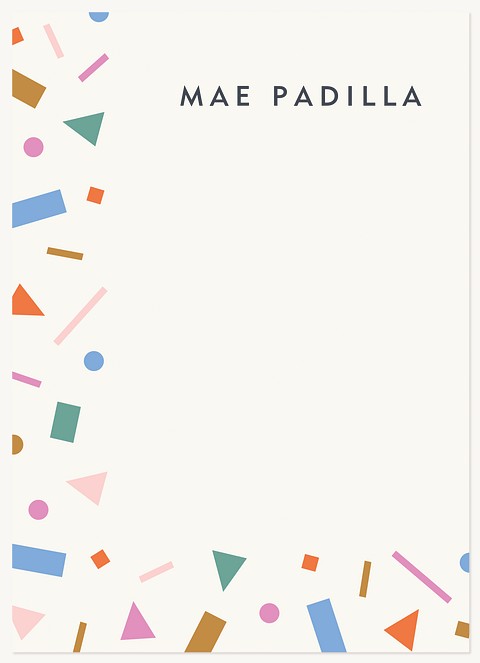 Scattered Confetti Stationery