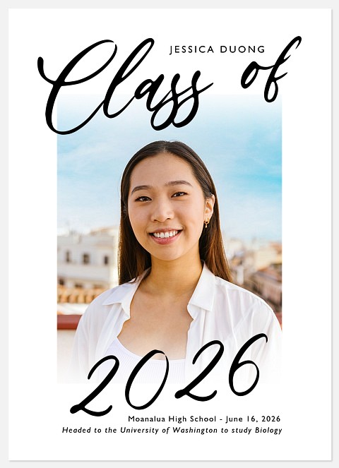 First Class Graduation Cards