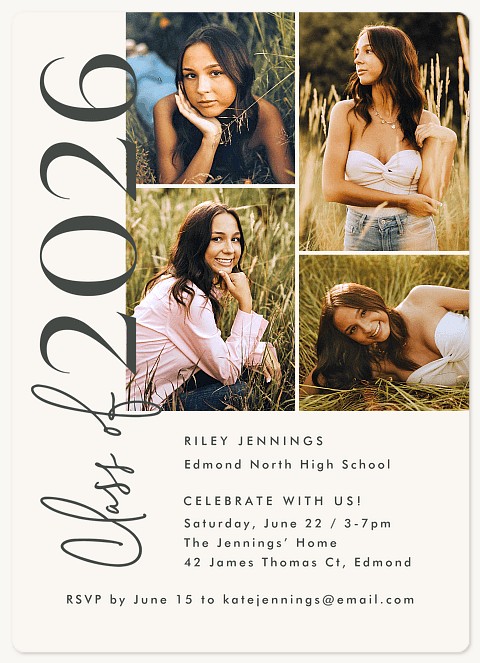 Contemporary Charm Graduation Cards