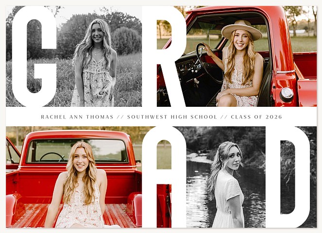 Grad Panels Graduation Cards