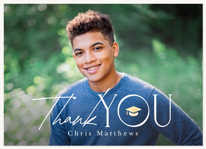 Cap Within Thank You Cards 