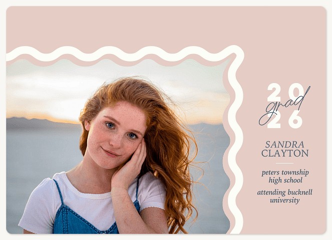 Ric Rac Graduation Invitations