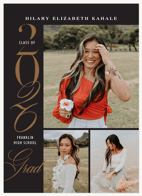 Scripted Year Graduation Cards