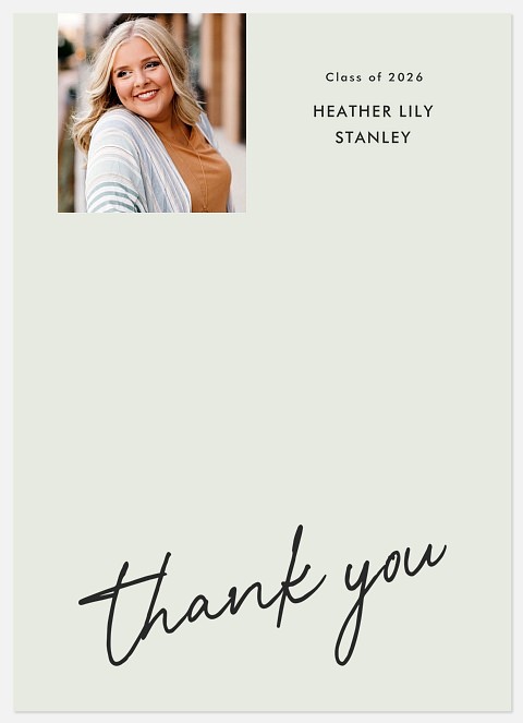 Modern Minimal Thank You Cards 