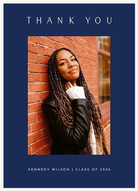 Framed Portrait Thank You Cards 