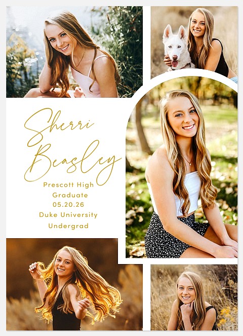 Modern Arch Graduation Cards