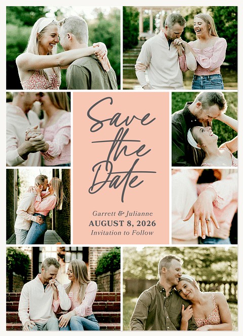 Brushed Bliss  Save the Date Cards