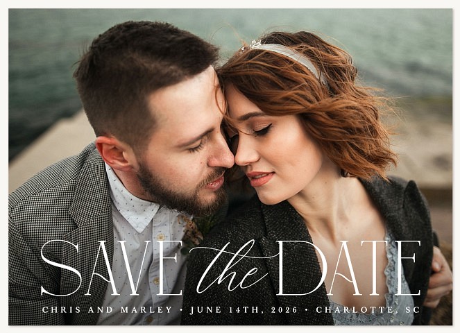 Delicate Mix Save the Date Cards