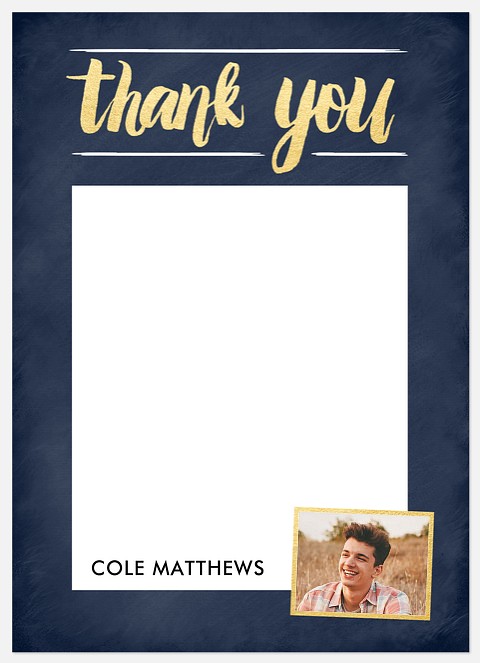 Brushed Script Thank You Cards 