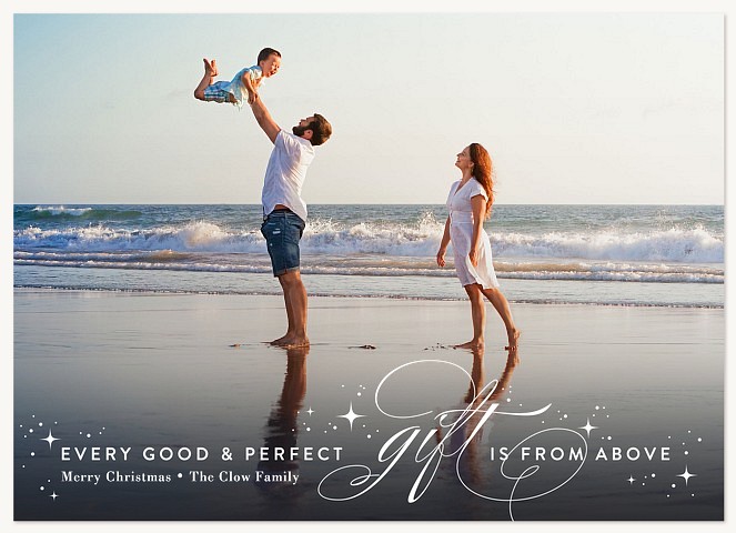 Magical Blessings Photo Holiday Cards