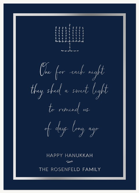 Shimmering Light Hanukkah Cards