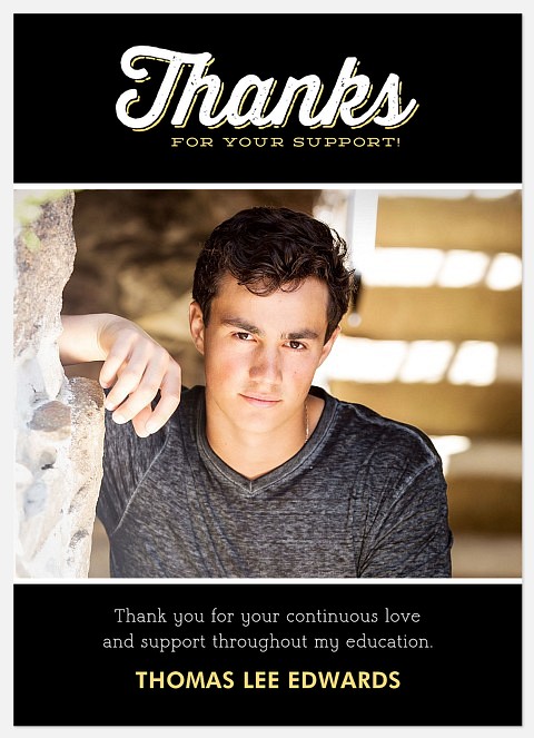 School Pride Thank You Cards 