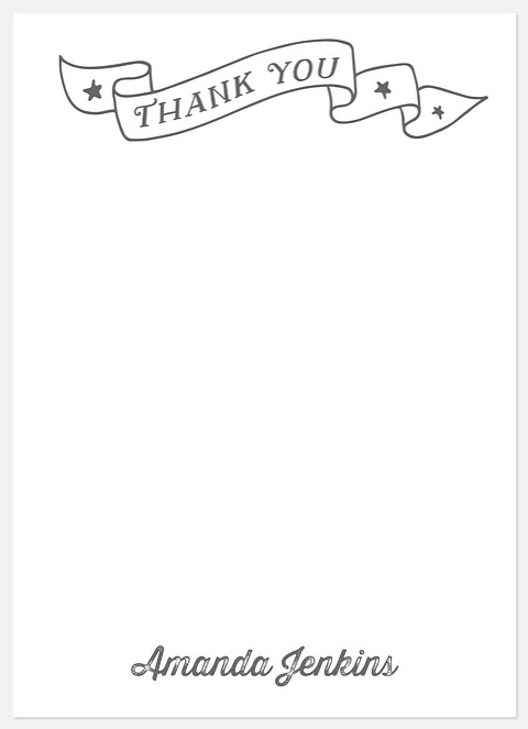 Star-Spangled (Banner) Thank You Cards 