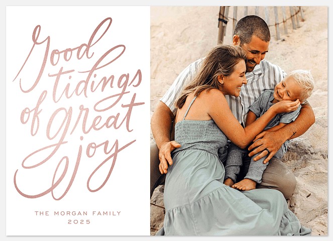 Good Tidings Holiday Photo Cards