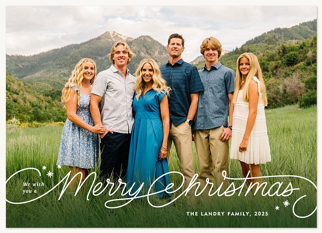 Cozy Connection Personalized Holiday Cards