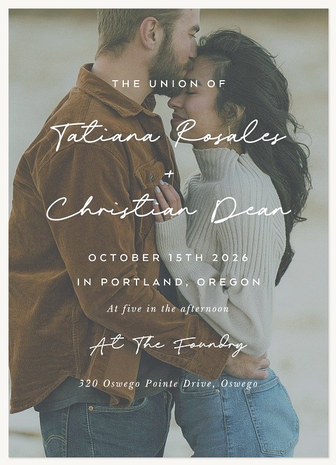 Soft Classic Wedding Invitations