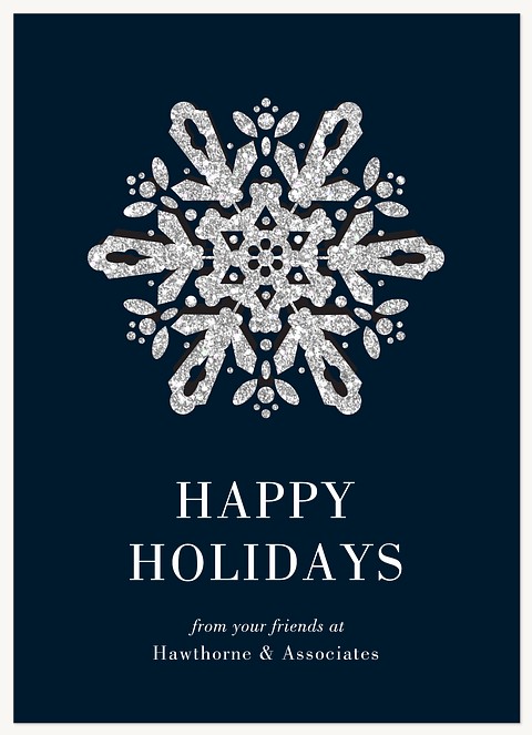 Frosted Flake Business Holiday Cards