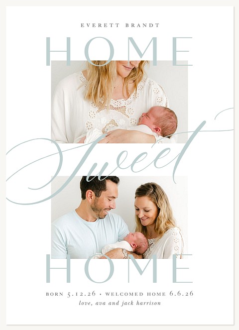 Home Sweet Home Baby Announcements