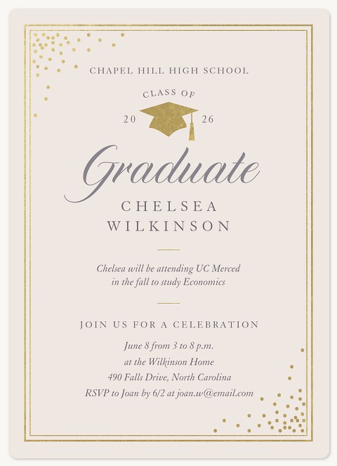 Confetti Corners Graduation Cards