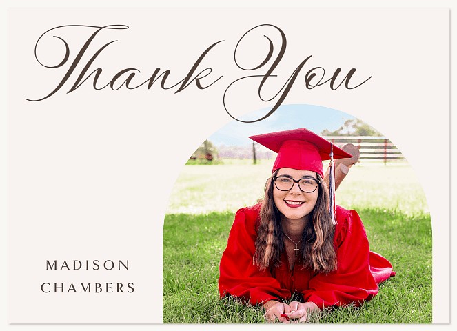 Modern Elegance Thank You Cards 