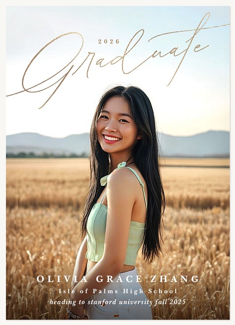 Swept Graduation Cards