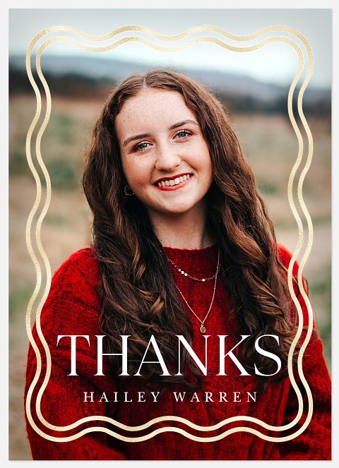 Wavy Baby Thank You Cards 