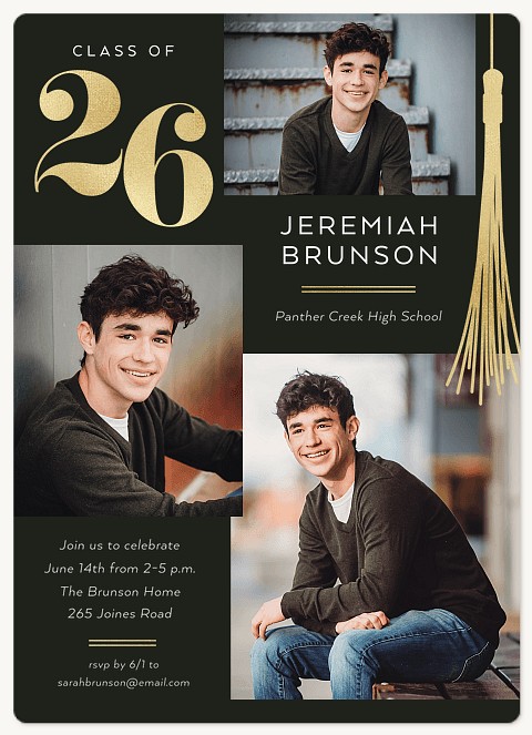 Fine Tassel  Graduation Cards