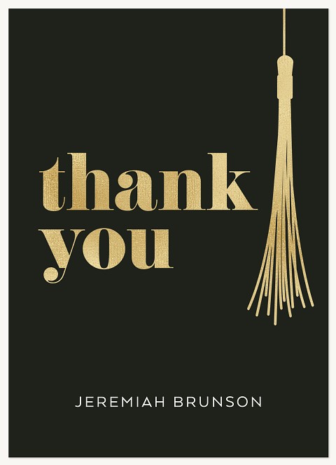 Fine Tassel  Thank You Cards 