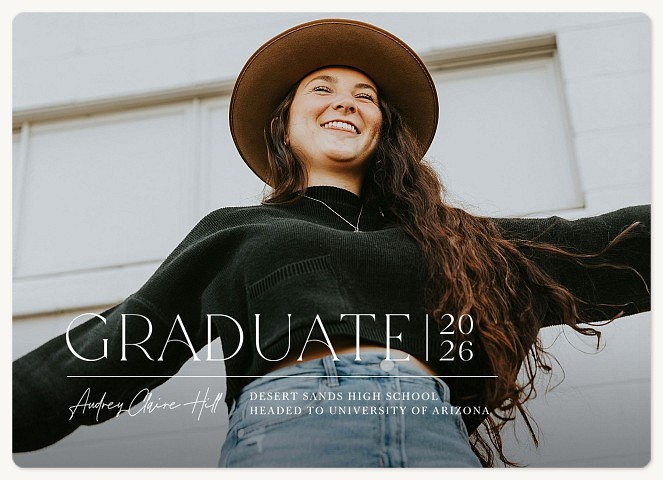 Corner Lines Graduation Cards