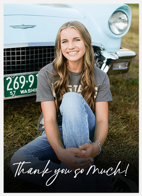 Side Trio Thank You Cards 