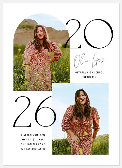 Minimal Arch Graduation Cards