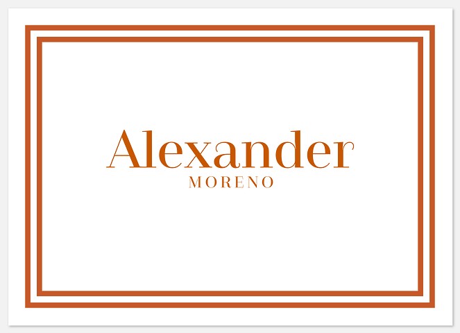 Double Frame Thank You Cards 