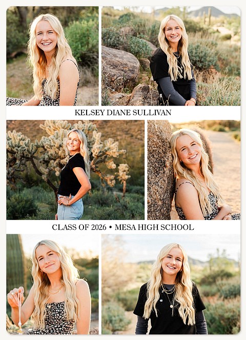 Minimal Collage Graduation Cards