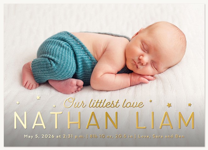 Lovely Stars Baby Announcements