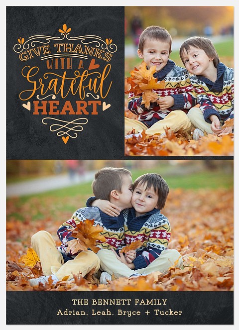 Grateful Heart Thanksgiving Cards