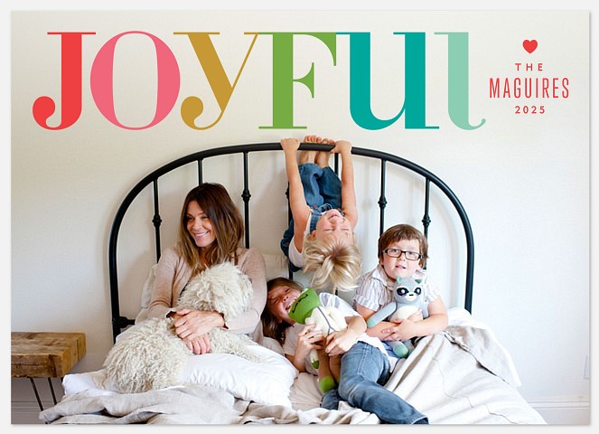 Sugarplum Joy Holiday Photo Cards