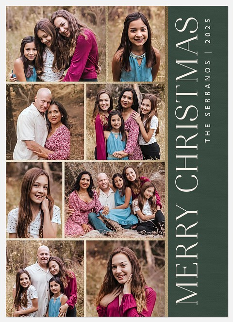 Simple Scrapbook Holiday Photo Cards